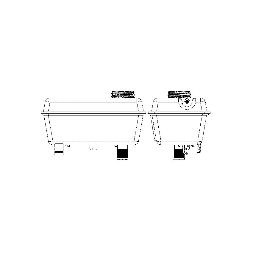 BEHR CRT 27 000S Engine Coolant Reservoir