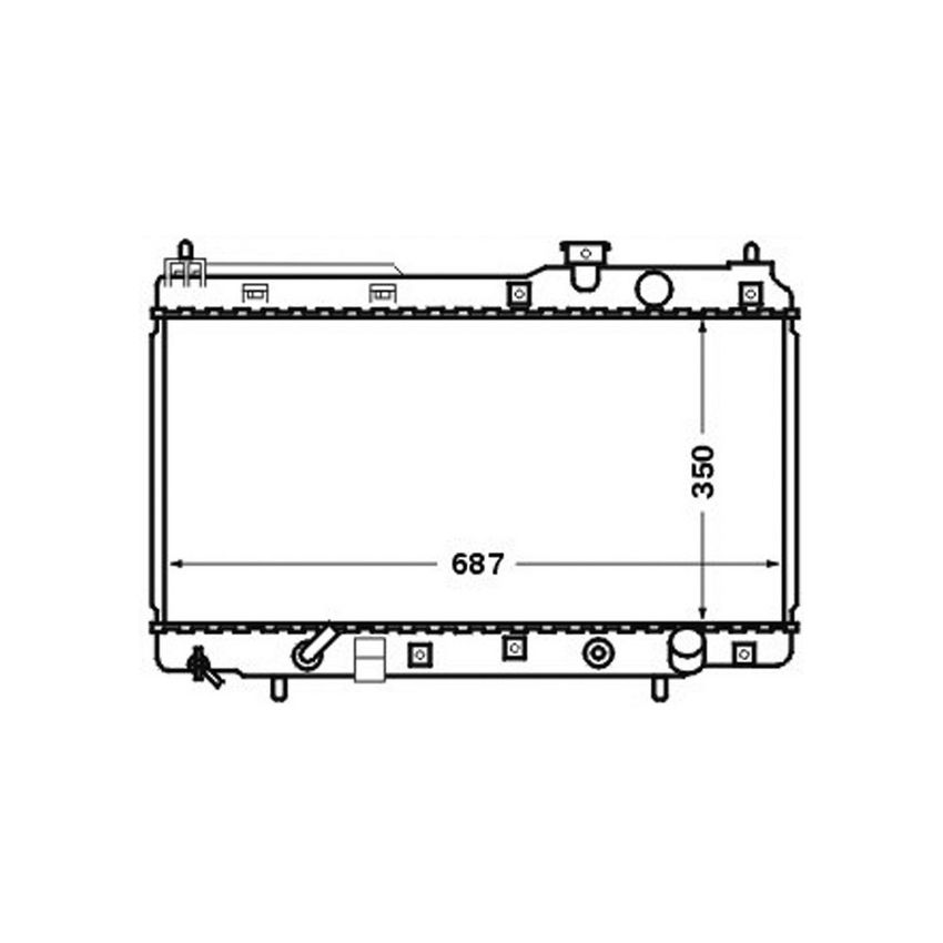 BEHR CRT 57 000S Engine Coolant Reservoir