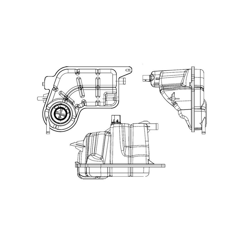 BEHR CRT 81 000S Engine Coolant Reservoir
