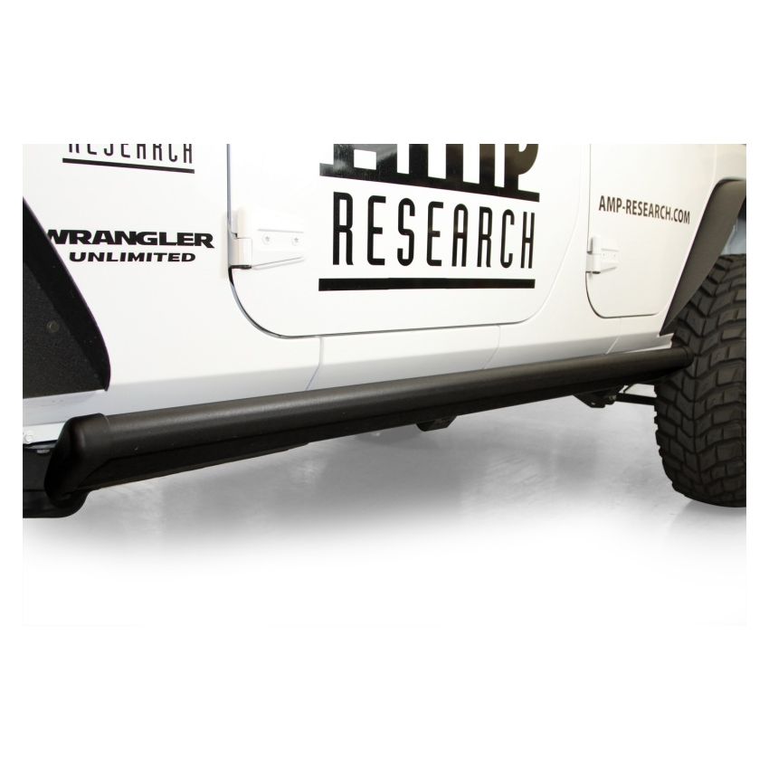 AMP Research 75132-01A 18-24 Jeep Wrangler JL 4DR (Excl. 4XE/Rubicon 392) PowerStep - Black