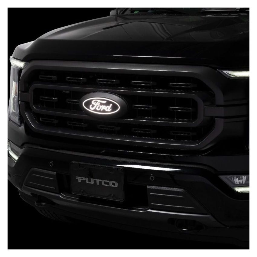Putco 92803 23-24 Ford Super Duty Front Luminix Ford Led Grille Emblems