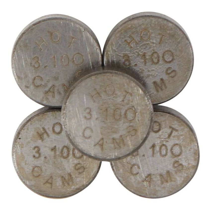 Hot Cams 5PK748310 07-16 CRF 150 R/2016 CRF 150 RB Big Wheel 3.100mm Shim Kit - 5 Pack