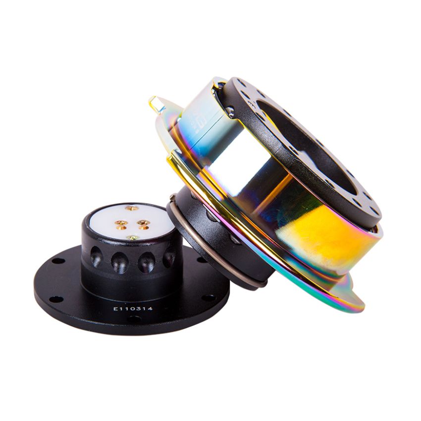 NRG Quick Release Gen 2.5 - Black Body / Neochrome Ring