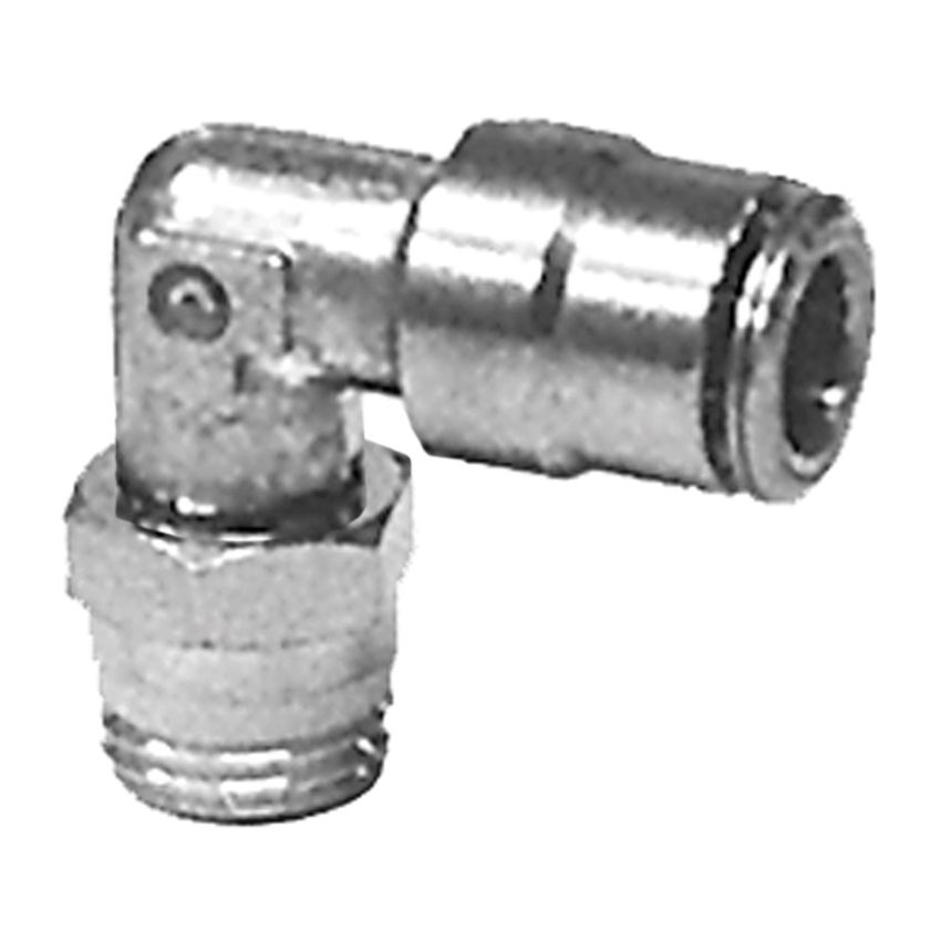 Firestone 3282 Male (3/8in. Tubing) 1/2 NPT 90 Degree Elbow Swivel Air Fitting - 25 Pack (WR17603282)