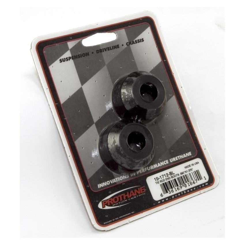 Rugged Ridge Tie Rod End Dust Boots Black 46-06 Willys and Models