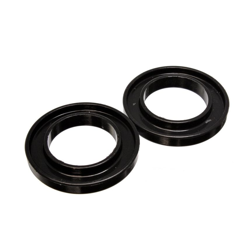 Energy Suspension Universal 3-3/16in ID 5-1/4in OD 3/4in H Black Coil Spring Isolators (2 per set)