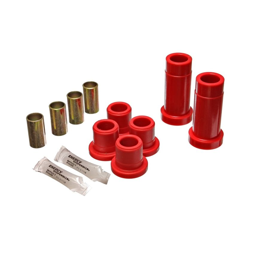 Energy Suspension 89-94 Toyota PickUp 2WD (Exc T-100/Tundra) Red Front Control Arm Bushing Set