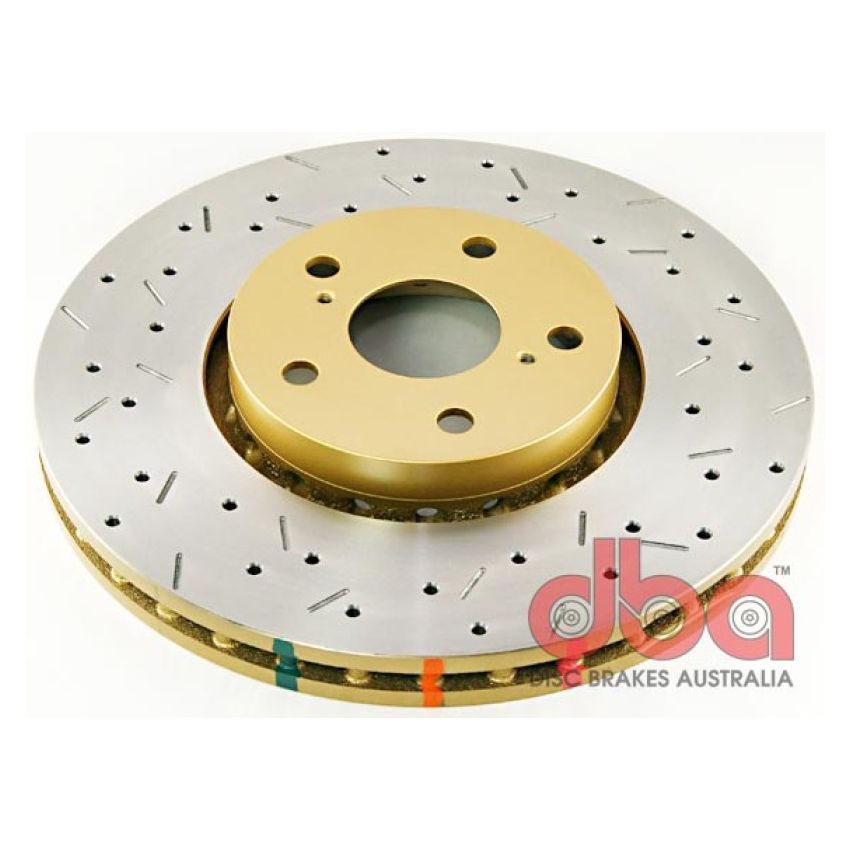 DBA 42702XS 04-06 Lexus RX330 Front 4000 Series Drilled & Slotted Rotor