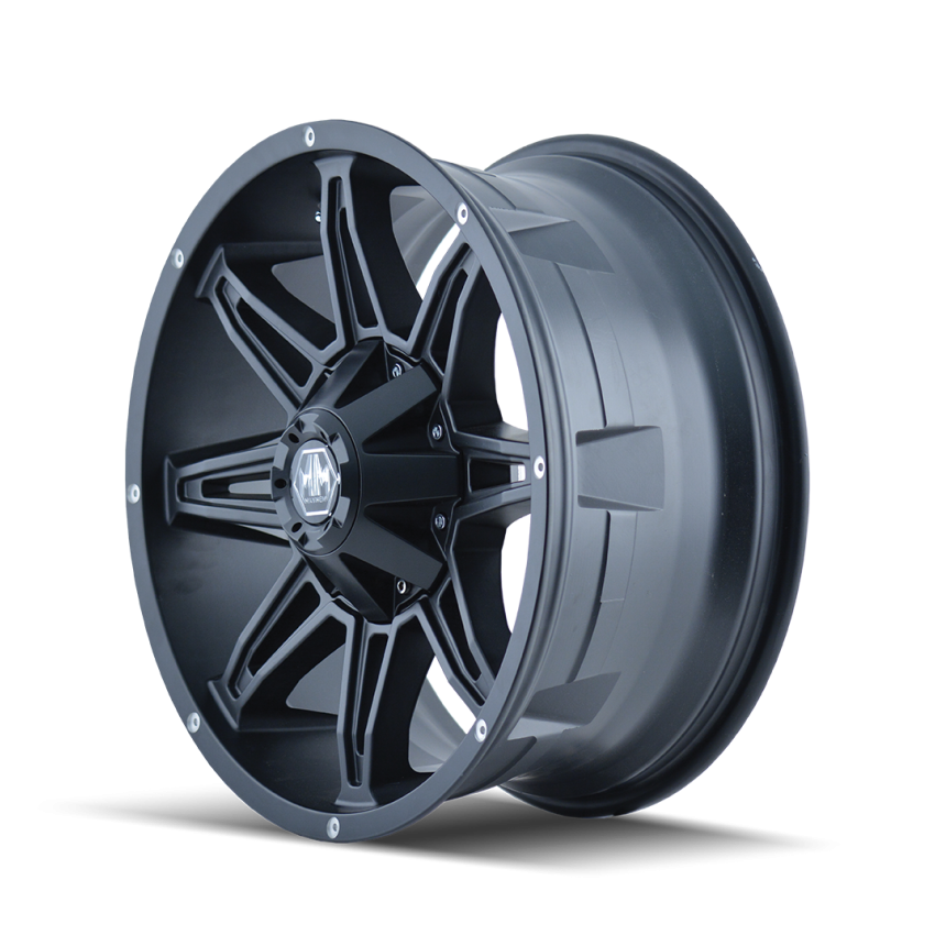 Mayhem 8090 Rampage 20x10 / 6x135 BP / -25mm Offset / 106mm Hub Matte Black Wheel