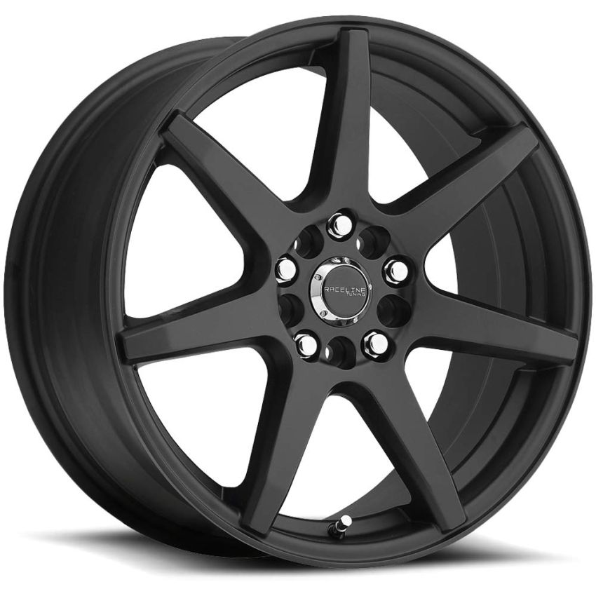 Raceline 131B Evo 15x7in / 5x100/5x114.3 BP / 40mm Offset / 72.62mm Bore - Satin Black Wheel
