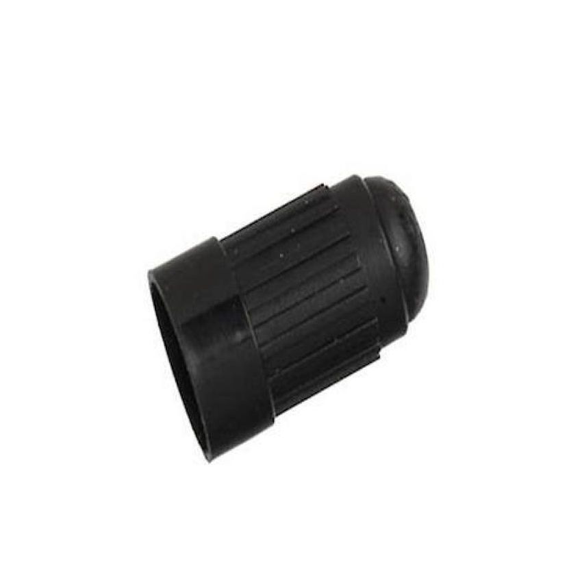 SCHRADER VALVES 20595 Long Black Plastic Sealing Valve Cap - 100 Pk