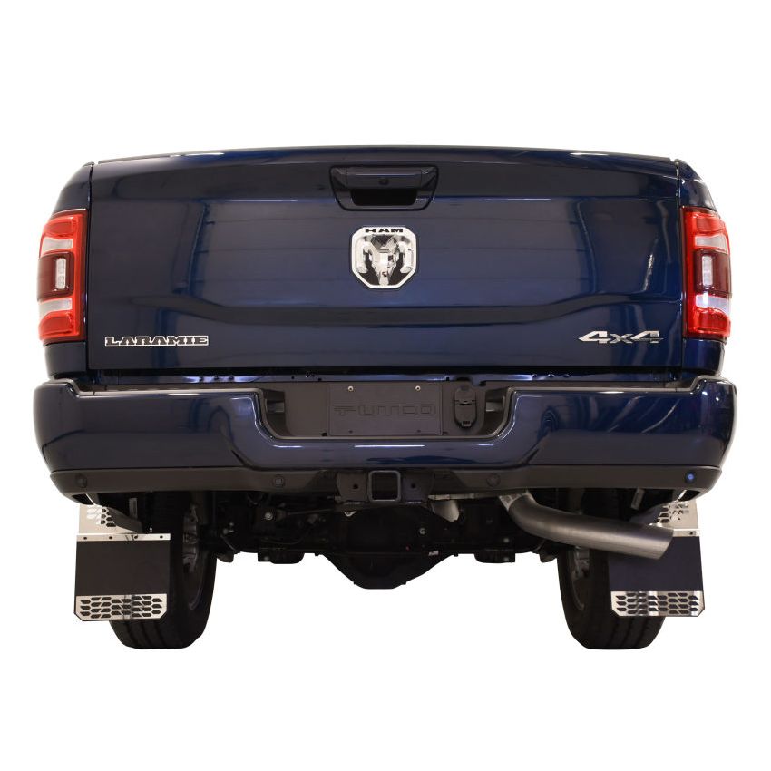 Putco 78160 10-18 Ram HD Dually - (Fits Front) - Set of 2 Mud Skins - Brushed SS w/ Hex Shield