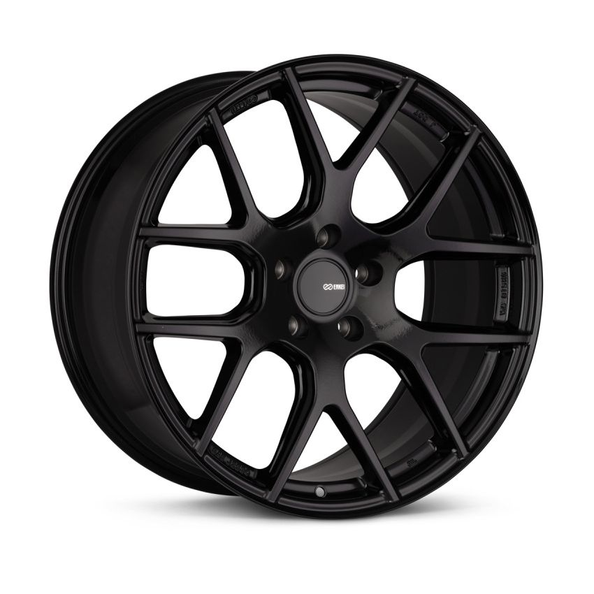 Enkei 531-880-6540BK XM-6 18x8 5x114.3 40mm Offset 72.6mm Bore Gloss Black Wheel