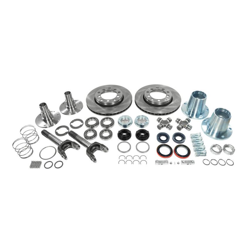 Yukon Gear & Axle YA WU-15 Yukon Gear Spin Free Locking Hub Conversion Kit For 07-18 Jeep Wrangler JK 5 x 5.5in Bolt Pattern