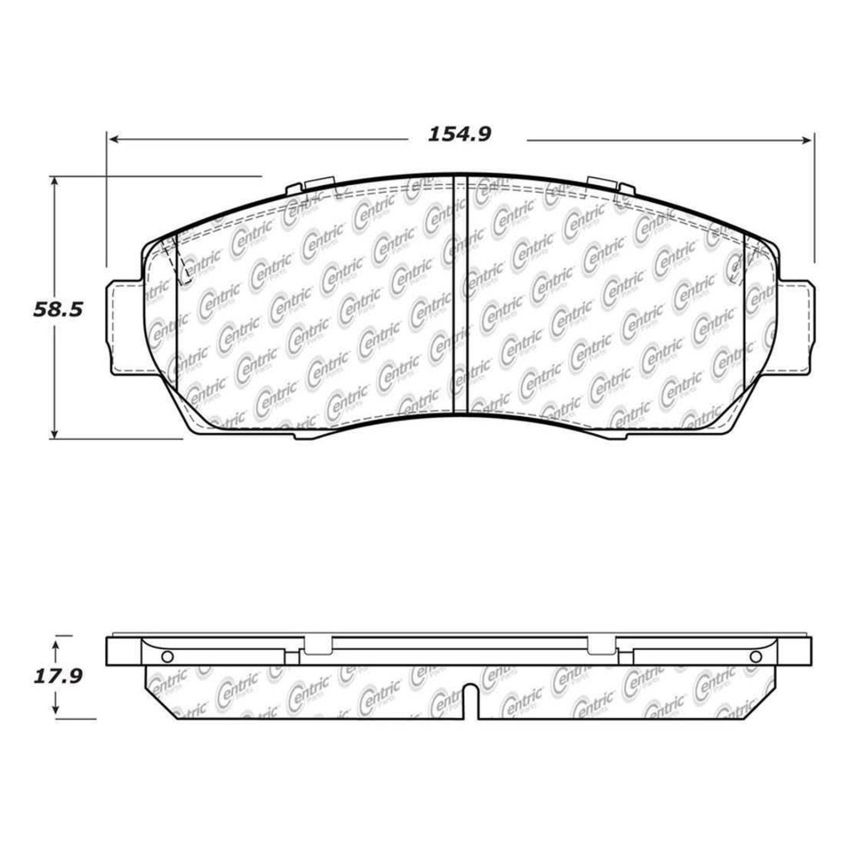 StopTech Street Touring 11-15 Honda Crosstour/Odyssey Front Brake Pads