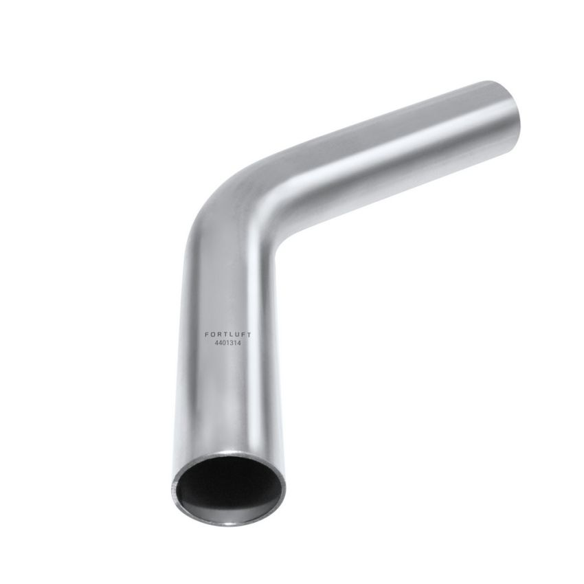 FORTLUFT 4401314 Universal Mandrel Exhaust Bend Pipe 60 Degree Stainless Steel, 1.25''/32mm