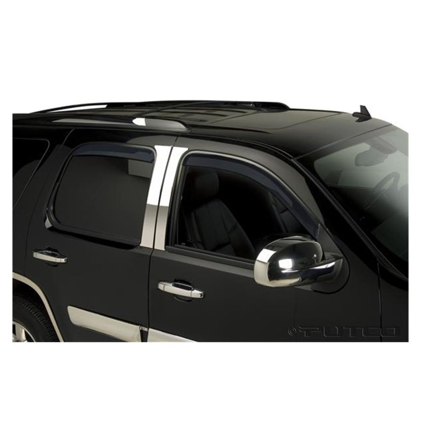 Putco 580058 14-14 Chevrolet Silverado HD - Ext Cab (Set of 4) Element Tinted Window Visors