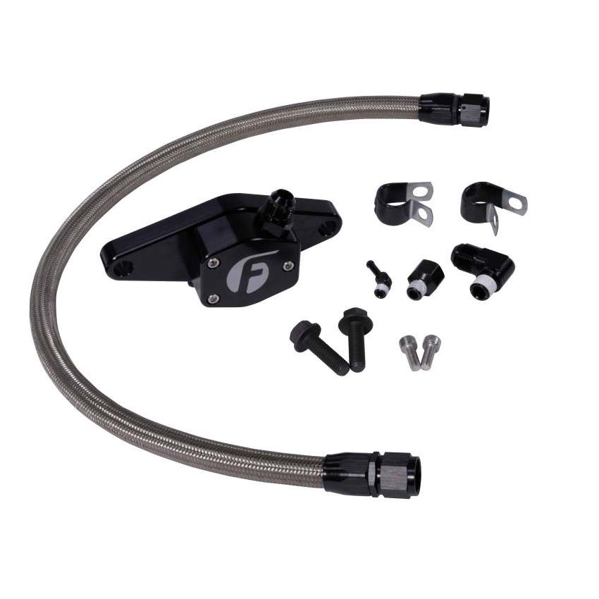 Fleece Performance 94-98 12V Coolant Bypass Kit w/ Stainless Steel Braided Line