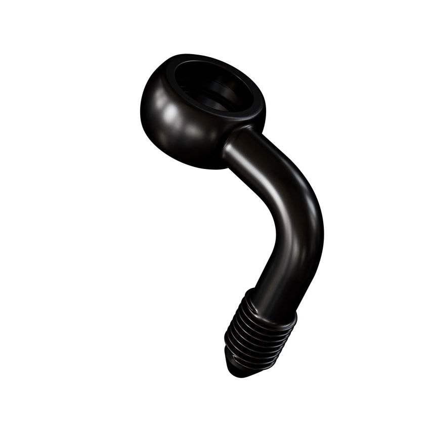 Goodridge PB599-03-04CBK 90 Deg Banjo Adaptor for 7/16 Bolt