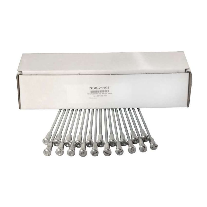 Excel NS8-21197 One Rear Spoke/Nipple Set - 8 Gauge / 36 Qty