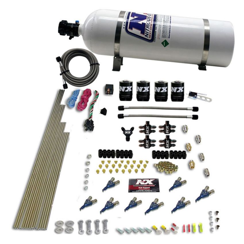 Nitrous Express 80005-15 8-CYL ALCOHOL (250-350-450-550HP) WITH 15LB BOTTLE