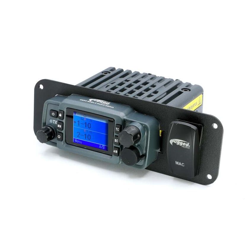 Rugged Radios MT-IDM-25WP-SW In-Dash Mount for GMR25 / ABM25 Mobile Radios with Switch Hole