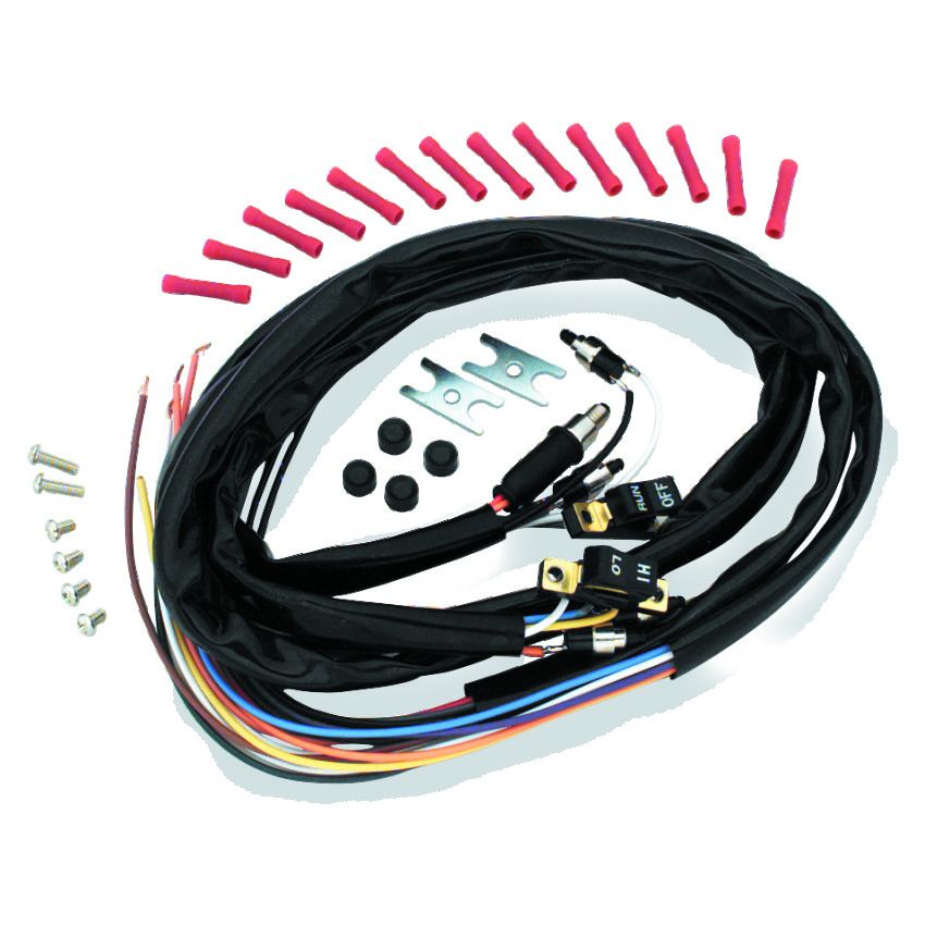 TwinPower 601625 Twin Power 73-81 Big Twin and XL Black Handlebar Bar Switches With Wires