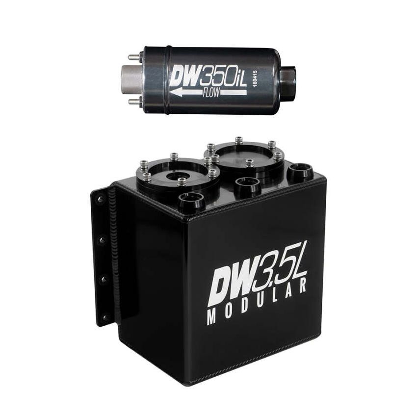 DeatschWerks 6-351-35ST 3.5L Modular Surge Tank (Incl. 1 DW350iL In-Line Fuel Pump)