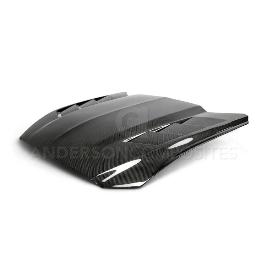 Anderson Composites 15-17 Ford Mustang Heat Extractor Double Sided Hood