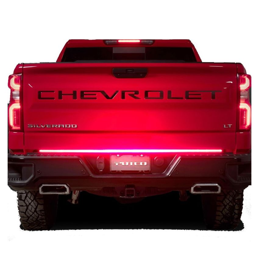 Putco 92010-60 60in Red Blade LED Tailgate Light Bar for Ford Turcks w/ Blis and Trailer Detection