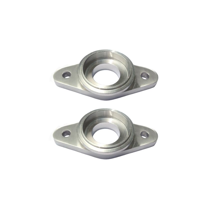Torque Solution Billet Stock to Tial Blowoff Valve Adapter: Nissan GTR R35 ALL (2 Adapters)