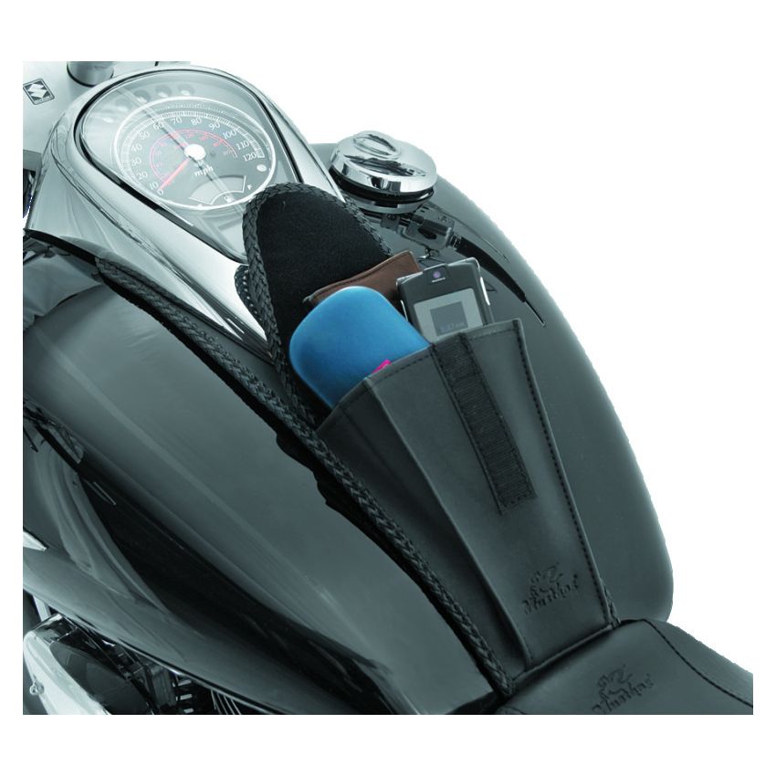 Mustang Motorcycle 93316 Mustang 05-08 Suzuki VL800 Volusia, Boulevard C50 Tank Bib - Black