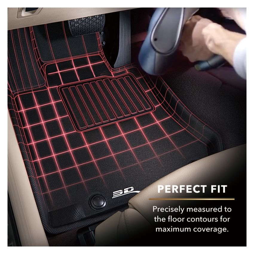 3D MAXpider L1KA05801509 21-23 Kia Sorento 6-Seat Kagu Black R1 R2 R3