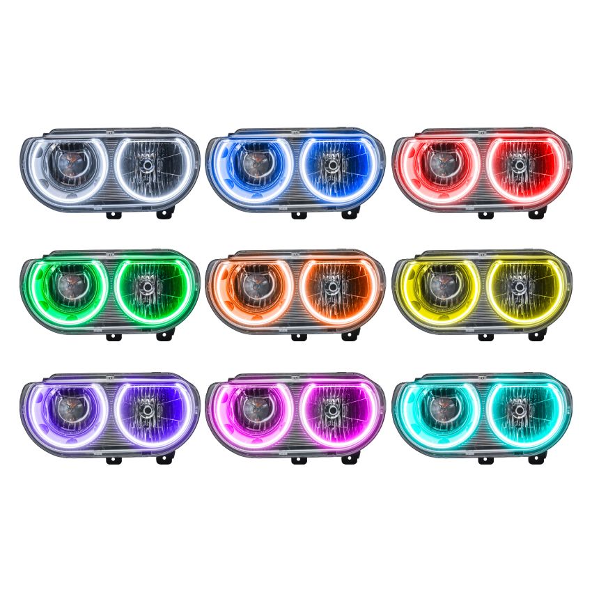 Oracle Lighting 7720-334 SMD Pre-Assembled Headlights, Non-HID, ColorSHIFT(tm) - No Controller