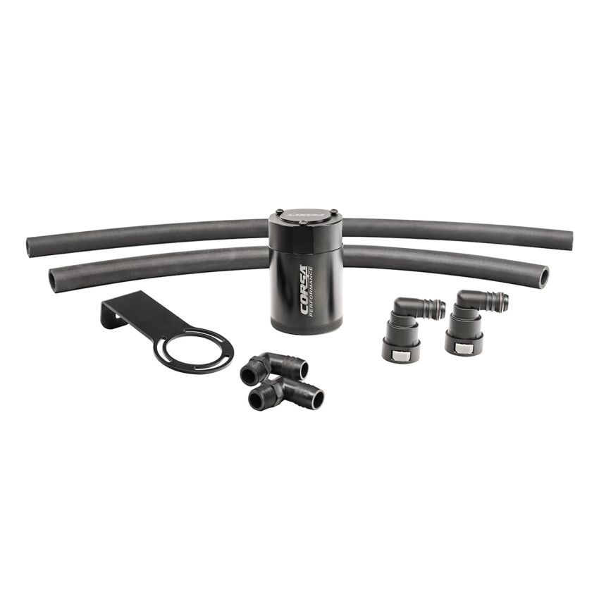 Corsa 21-22 Dodge Ram TRX Crew Cab Aluminum Oil Catch Can w/Mounting Bracket