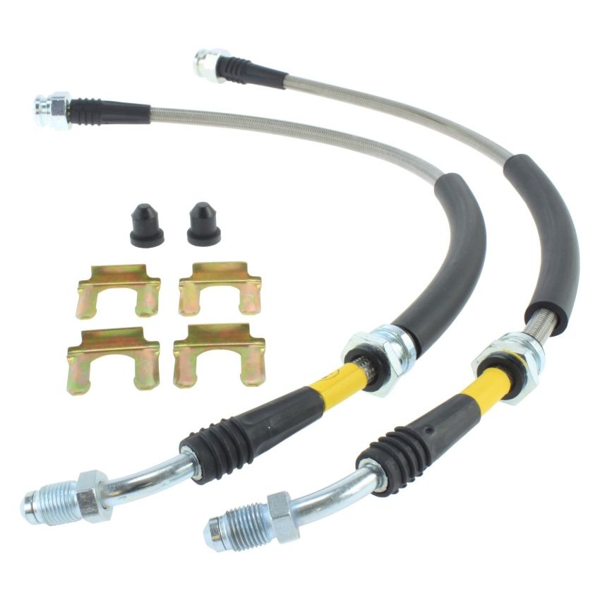 StopTech 07-09 Mazdaspeed3 / 04-07 Mazda 3 Stainless Steel Front Brake Lines