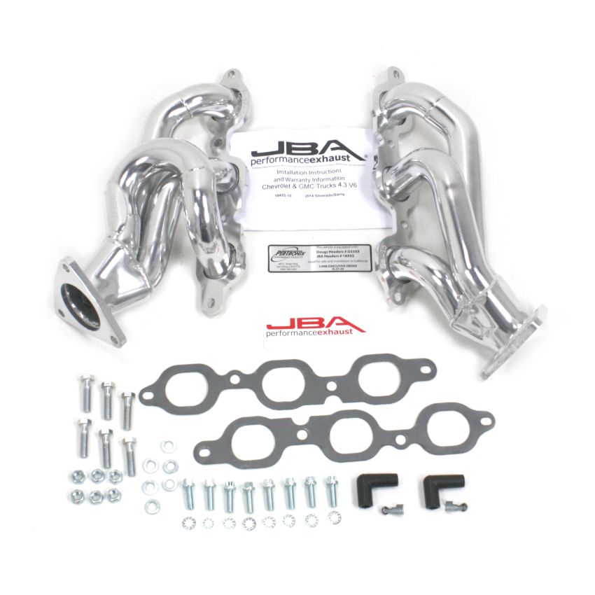 JBA 14-20 GM Truck 4.3L V6 1-5/8in Primary Silver Ctd Cat4Ward Header