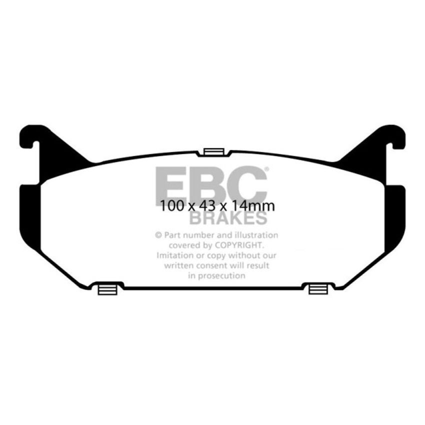 EBC UD584 93-97 Ford Probe 2.0 16v Ultimax2 Rear Brake Pads