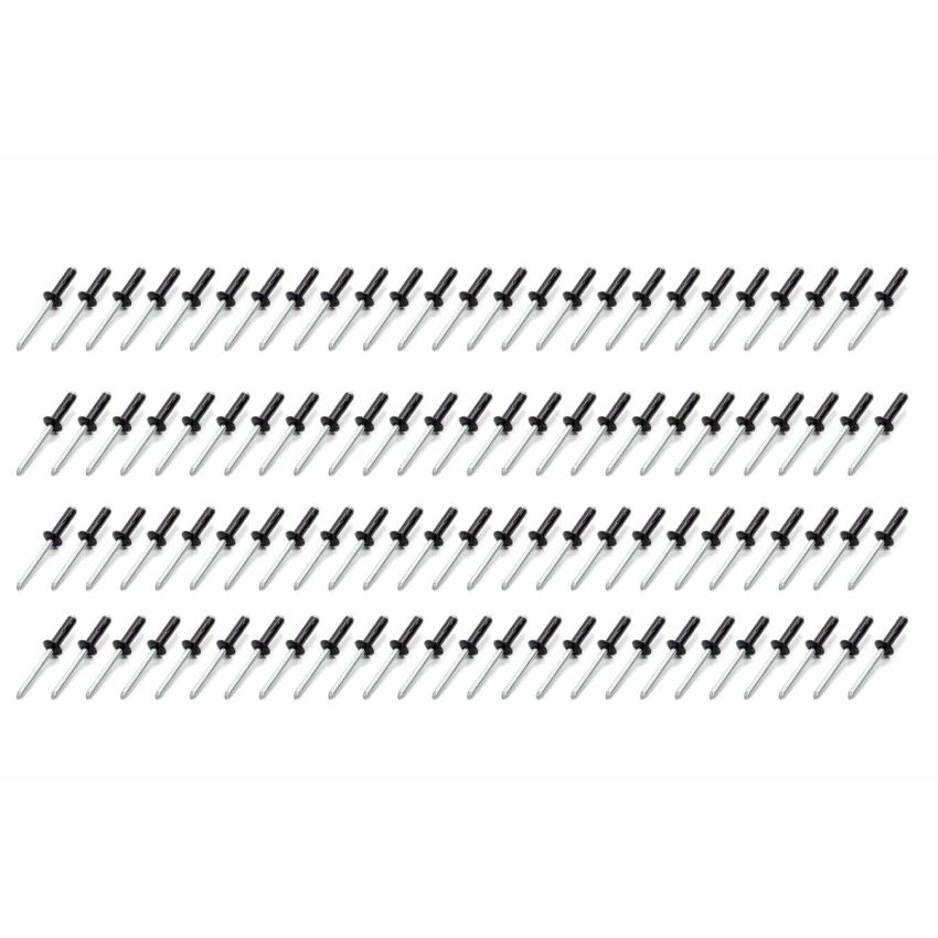 FIVESTAR FIV814B-100S Sm Hd Rivet Black Multi -grip 100pk