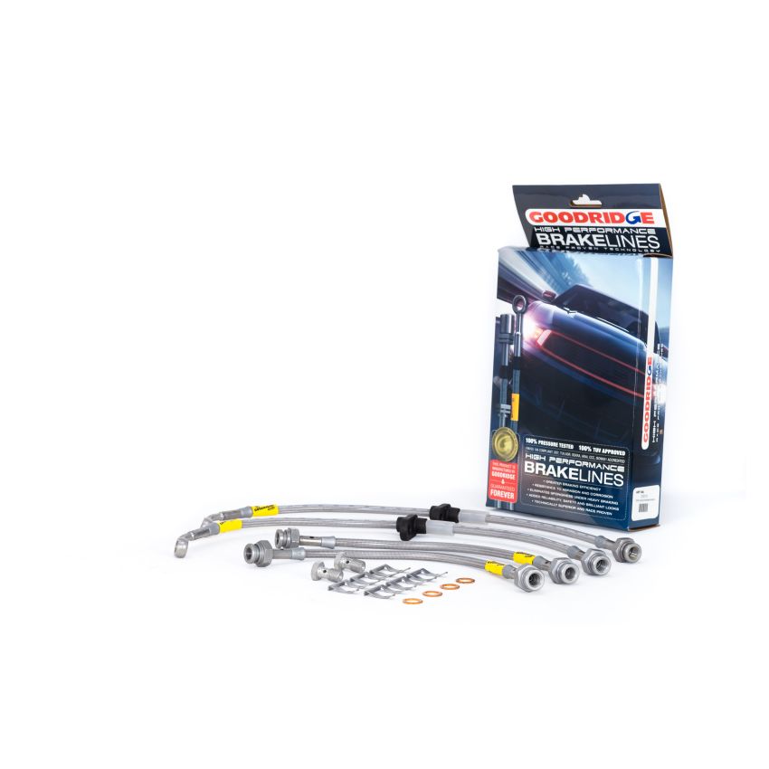 Goodridge 96-00 Honda Civic CX/DX/HX w/ Small Front Rotors SS Brake Lines