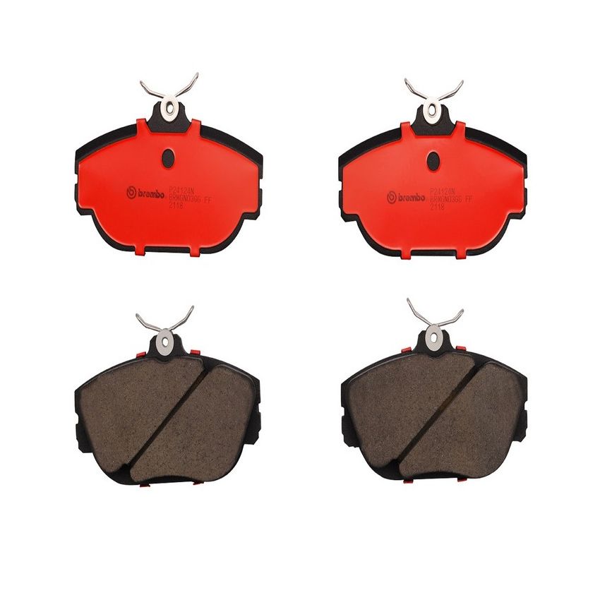 Brembo P24124N Premium NAO Ceramic OE Equivalent Pad