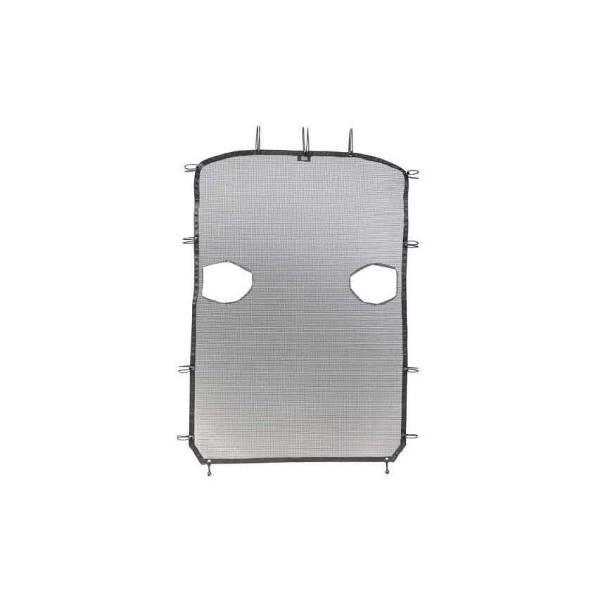 Rampage 2018-2019 Jeep Wrangler(JL) Unlimited Sport 4-Door Mesh Shade Top - Extended - Black