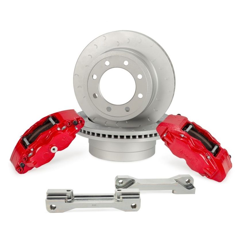 Alcon BKR5459P28 2017+ Ford F250/F350 363x38mm Rotors 4 Piston Brake Kit - Rear