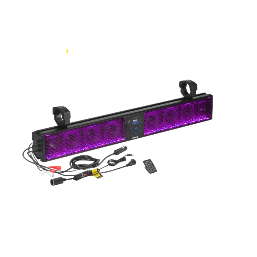 Boss Audio BRT36RGB Systems ATV UTV 36in Sound Bar System w/ RGB Illumination
