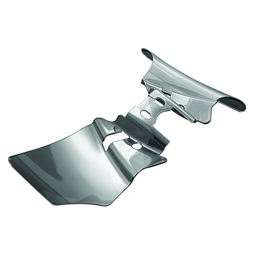 Kuryakyn 1317 Saddle Shields Heat Deflectors 99-17 Dyna Models Smoke