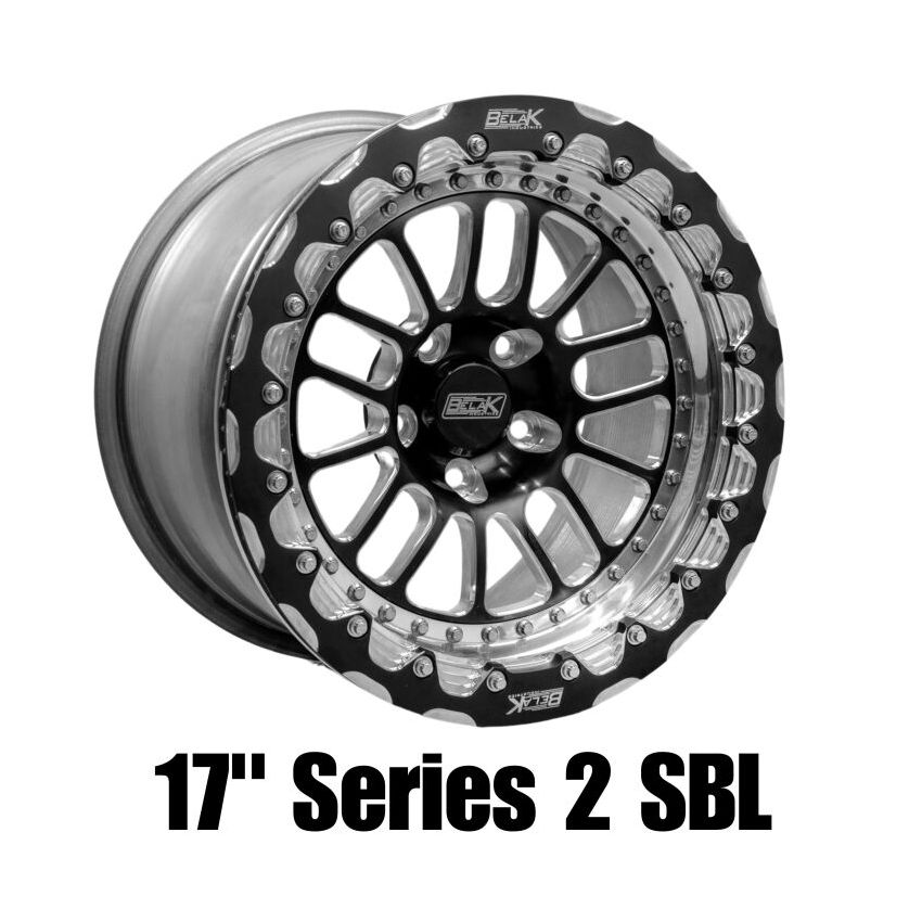 Belak Wheels 17045114S22BS-1PC Belak 17x4.5 / 2.25 BS / 5x114.3 BP / Series 2 Wheel - Monoblock (Req Spacer/Extended Studs)