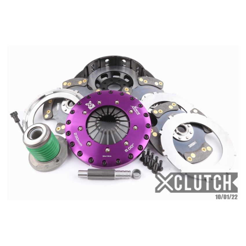 XCLUTCH XKDG23633-3P 15-17 Dodge Viper 8.4L 9in Triple Solid Carbon Clutch Kit