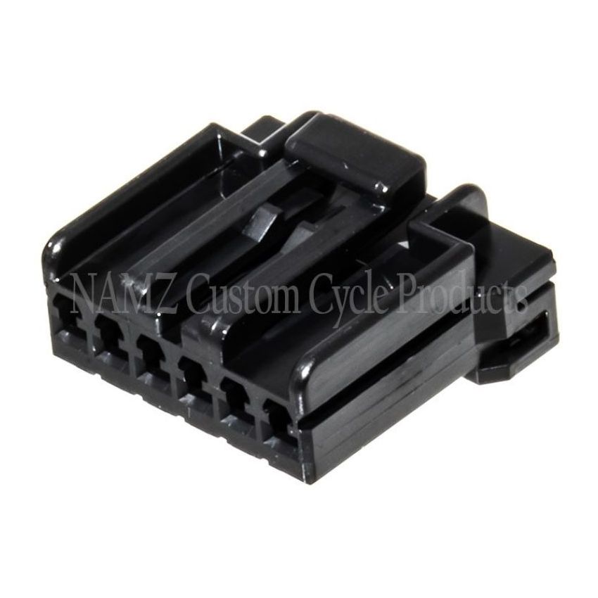 NAMZ NA-174923-2 AMP Multilock 6-Position Female Wire Plug Housing (HD 73156-96BK)