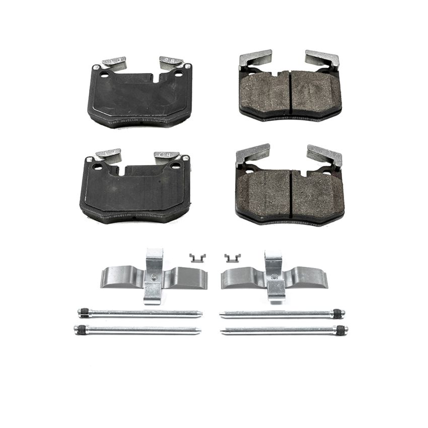 PowerStop 17-1807 PowerStop - Z17 Low-Dust Ceramic Brake Pads with Hardware