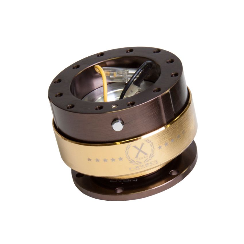 NRG Quick Release Gen 2.0 - Bronze Body / Chrome Gold Ring